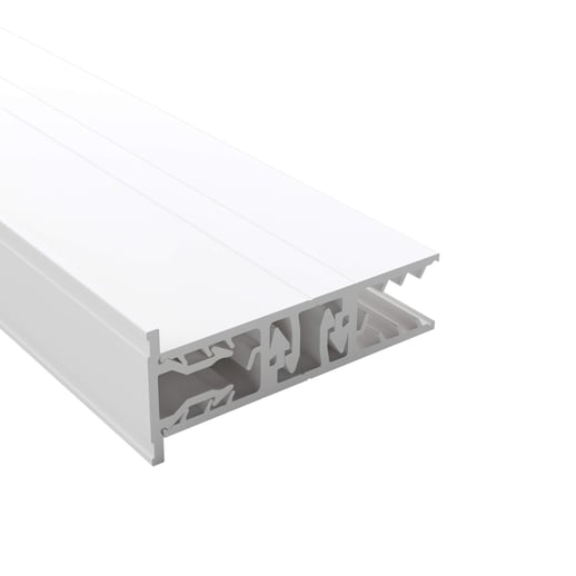 Zevener Sprosse | Randprofil | 10 mm | Kunststoff | Weiß | 3,02 m #1