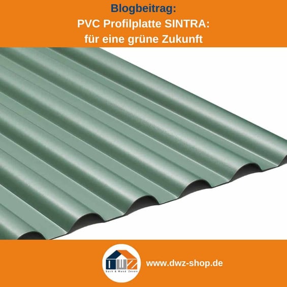 Hochwertige, grüne Profilplatten mit Wellenprofil, ideal für langlebige und robuste Dacheindeckungen.