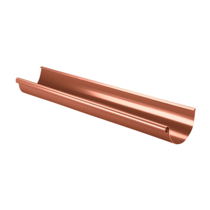 Dachrinne Stahl | Ø 125 mm | 8004 - Kupferbraun | Länge = 4 m Dachrinne | Stahl | Ø 125 mm | 8004 - Kupferbraun | Länge = 4 m #1