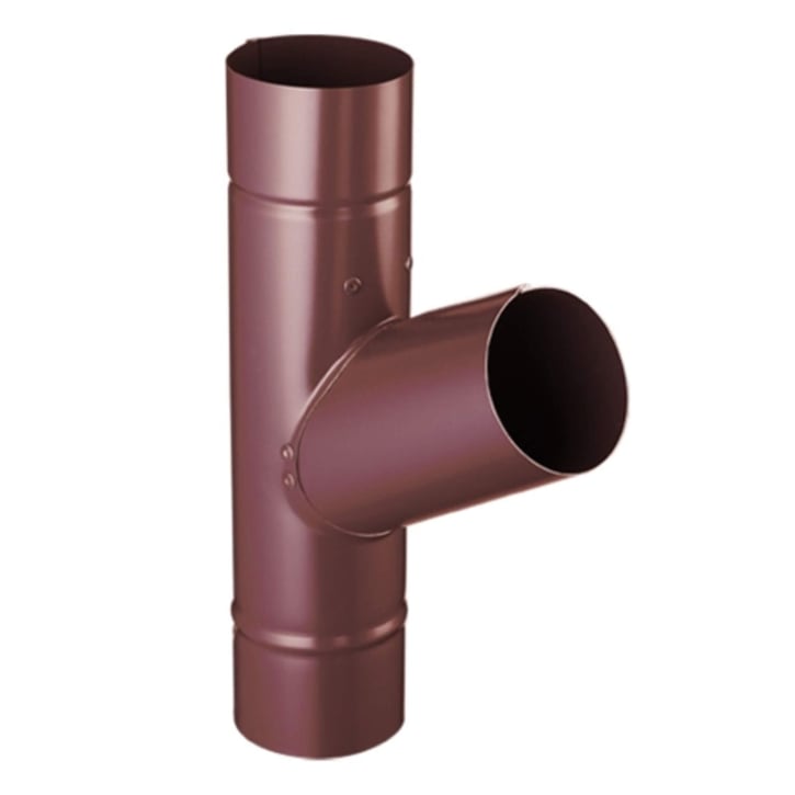 Fallrohrabzweig 60° Stahl | Ø 150 mm | 8017 - Schokoladenbraun Fallrohrabzweig 60° | Stahl | Ø 150 mm | 8017 - Schokoladenbraun #1