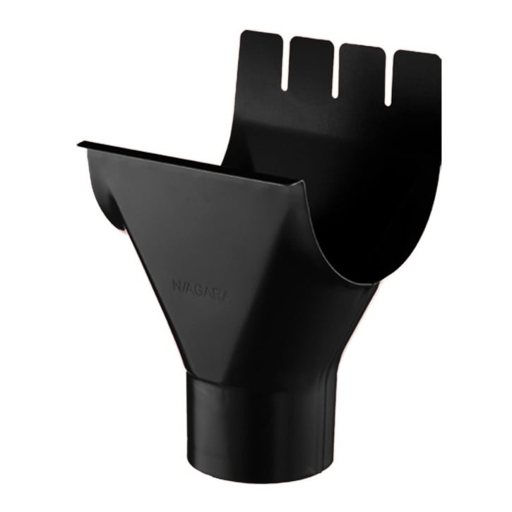 Rinnenablauf Stahl | Ø 190/120 mm | 9005 - Tiefschwarz Rinnenablauf | Stahl | Ø 190/120 mm | 9005 - Tiefschwarz #1