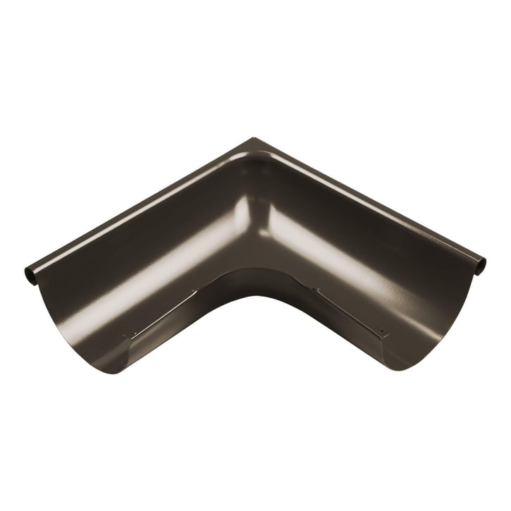 Rinnenaußenwinkel 90° Stahl | Ø 125 mm | Farbe Braun Rinnenaußenwinkel 90° | Stahl | Ø 125 mm | Farbe Braun #1