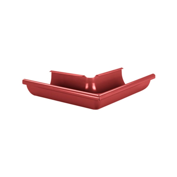 Rinnenaußenwinkel 90° Stahl | Ø 190 mm | 028 - Kirschrot Rinnenaußenwinkel 90° | Stahl | Ø 190 mm | 028 - Kirschrot #1