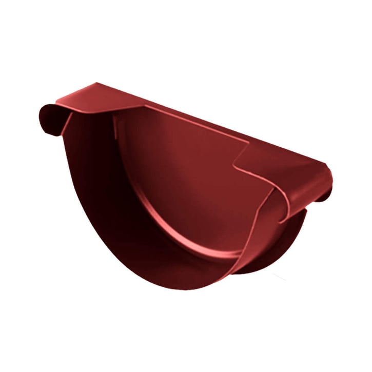 Rinnenendstück | Links Stahl | Ø 190 mm | 028 - Kirschrot Rinnenendstück | Links | Stahl | Ø 190 mm | 028 - Kirschrot #2