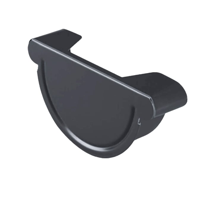 Rinnenendstück | Stahl | Ø 190 mm | 7024 - Graphitgrau #1