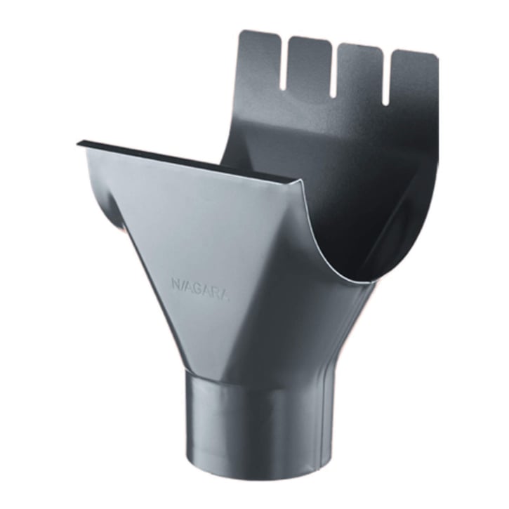 Stahl Dachrinnen Sparpaket 7 m | Ø 125/90 mm | 7016 - Anthrazitgrau #7