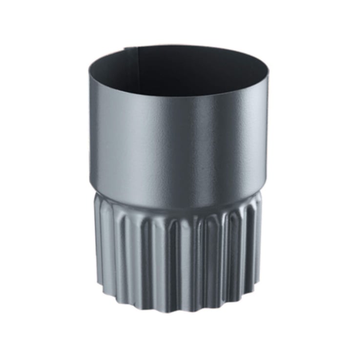 Stahl Dachrinnen Sparpaket 7 m | Ø 125/90 mm | 7016 - Anthrazitgrau #10