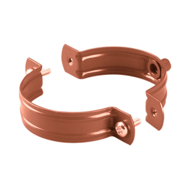 Stahl Dachrinnen Sparpaket 7 m | Ø 125/90 mm | 8004 - Kupferbraun #11