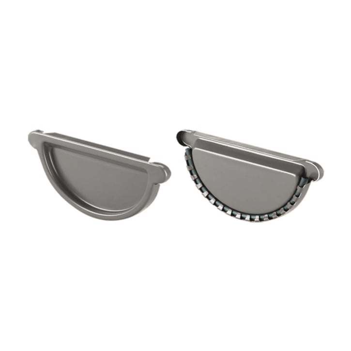 Stahl Dachrinnen Sparpaket 7 m | Ø 125/90 mm | 9007 - Graualuminium #5