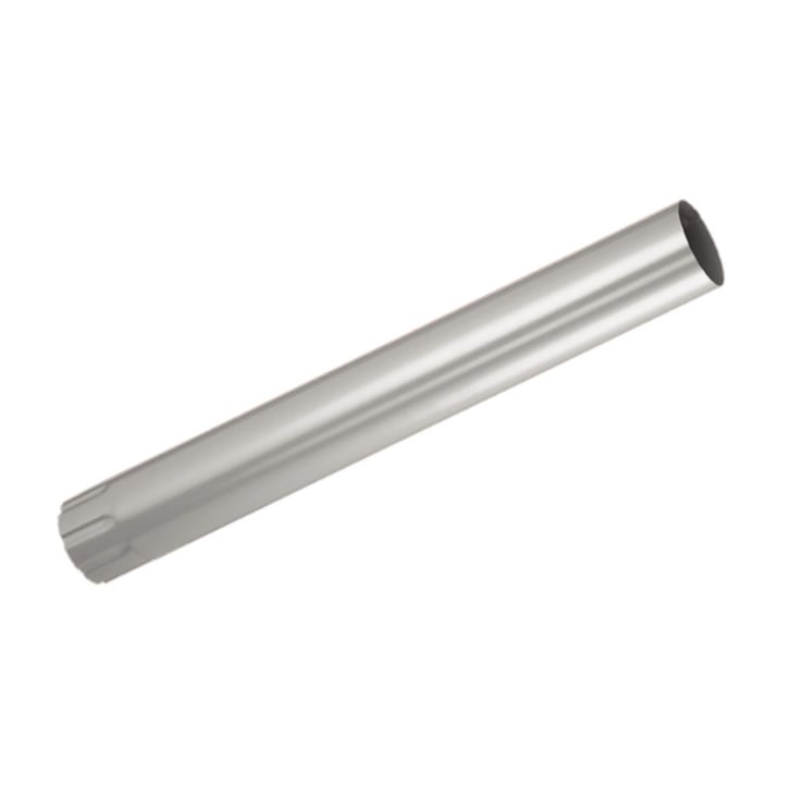 Stahl Dachrinnen Sparpaket 7 m | Ø 125/90 mm | 9007 - Graualuminium #9