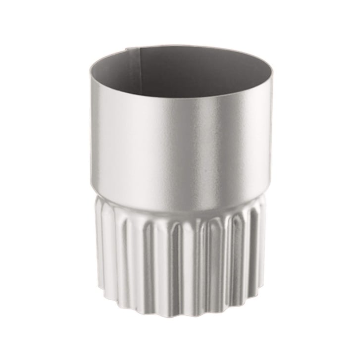 Stahl Dachrinnen Sparpaket 7 m | Ø 125/90 mm | 9007 - Graualuminium #10