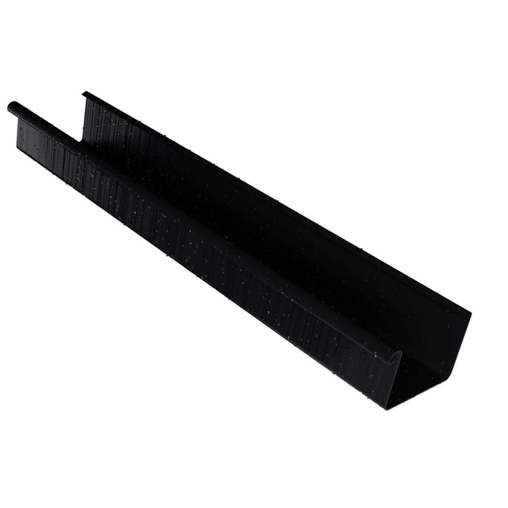 Stahl Kastenrinnen Sparpaket 7 m | Ø 125/80 mm | 9005 - Tiefschwarz #3