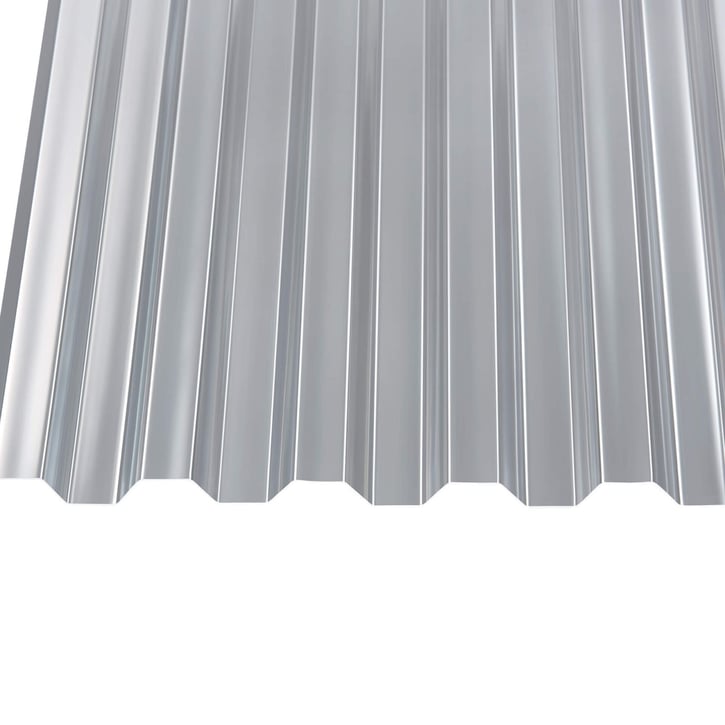 Polycarbonat Spundwandplatte | 76/18 | 1,30 mm | Klar | 2000 mm #4