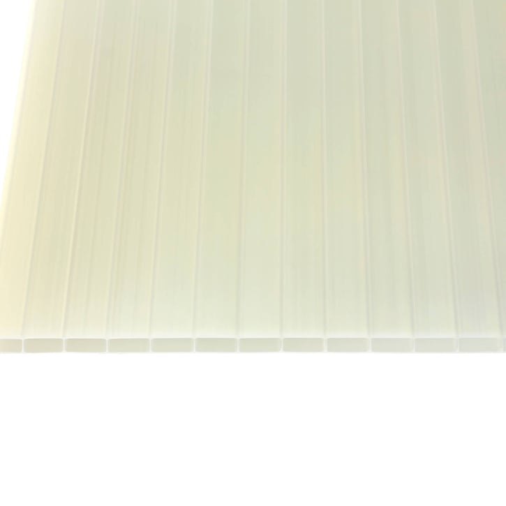 Acrylglas Stegdoppelplatte | 16 mm | Breite 980 mm | Opal Weiß / Gold | Temperaturreduzierend | 2000 mm #4
