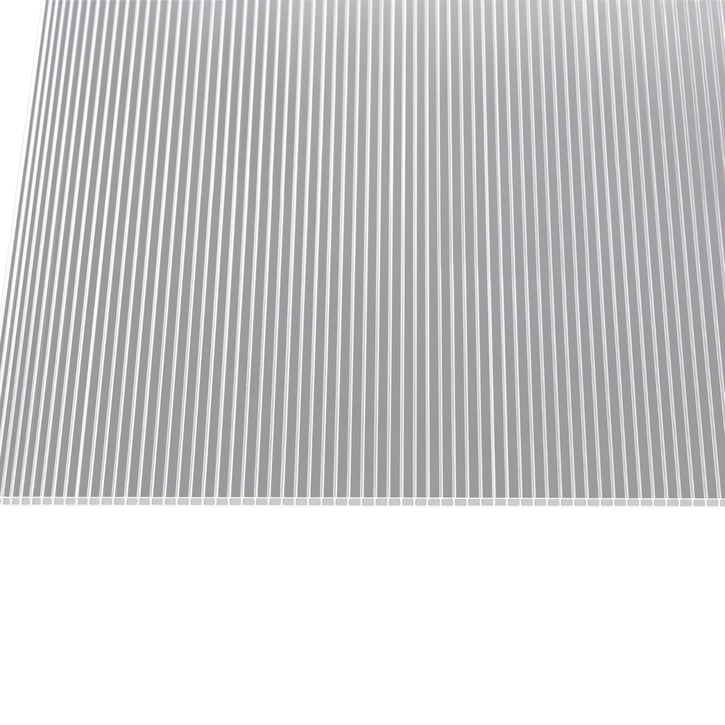 Polycarbonat Doppelstegplatte | 6 mm | Breite 2100 mm | Klar | Beidseitiger UV-Schutz | 2000 mm #4