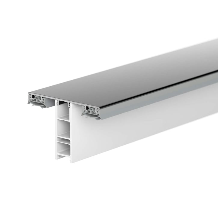 Mendiger | Mittelprofil | 17 - 34 mm Aluminium | Dunkelgrau | 2000 mm Mendiger | Mittelprofil | 17 - 34 mm | Aluminium | Dunkelgrau | 2000 mm #1