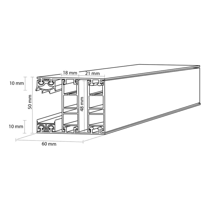 Mendiger | Randprofil | 32 mm | Thermo/Classic | Aluminium | Blank | 5000 mm #3