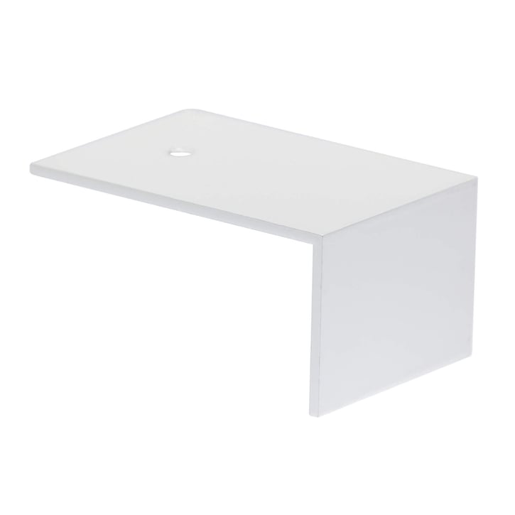 Bremswinkel | Für 10 & 16 mm Platten in A2 Profil | Aluminium | 1 Stück | Weiß #1