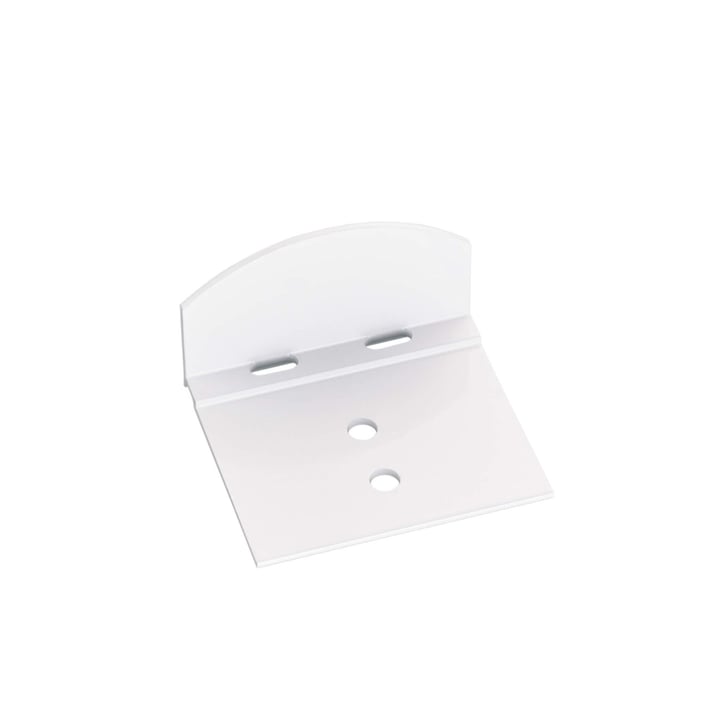 Bremswinkel | Für 10 mm Platten in A4 Profil | Aluminium | 2 Stück | Weiß #1