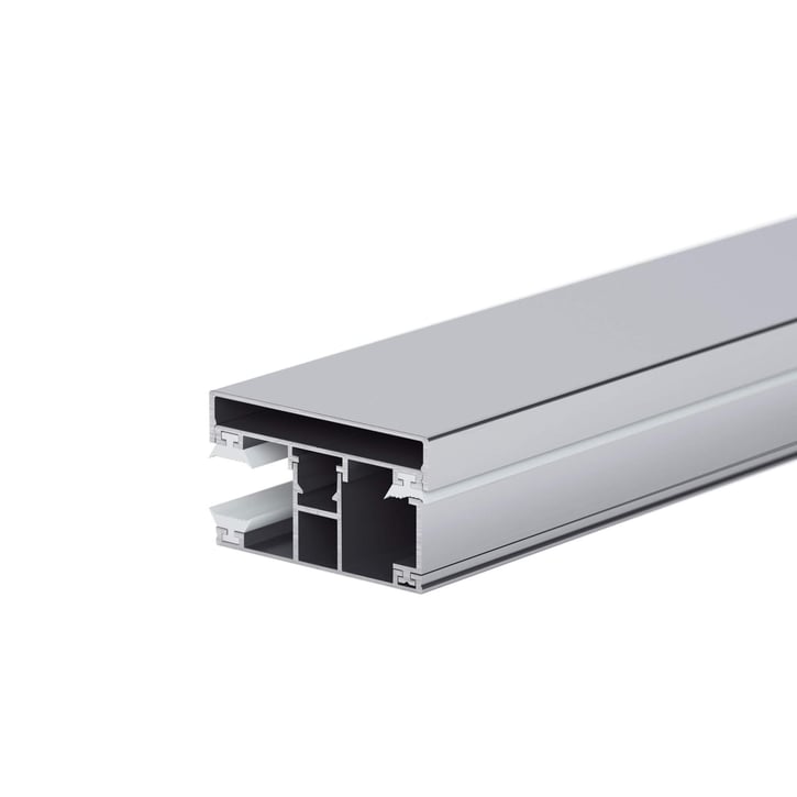 Klemmdeckel | Für DUO Profil | Aluminium | Blank | Länge 7000 mm #2