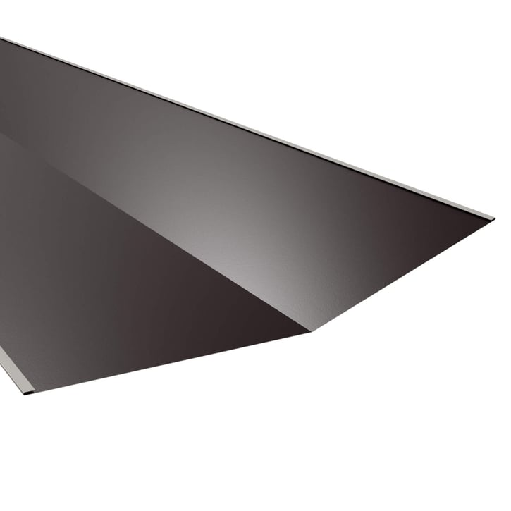 Kehlblech | 490 x 490 x 2000 mm | Stahl 0,50 mm | 60 µm Puramid | 8017 - Schokoladenbraun #1