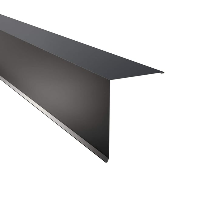 Pultabschluss | 20 x 25 cm | 85° | Stahl 0,75 mm | 25 µm Polyester | 7016 - Anthrazitgrau #1