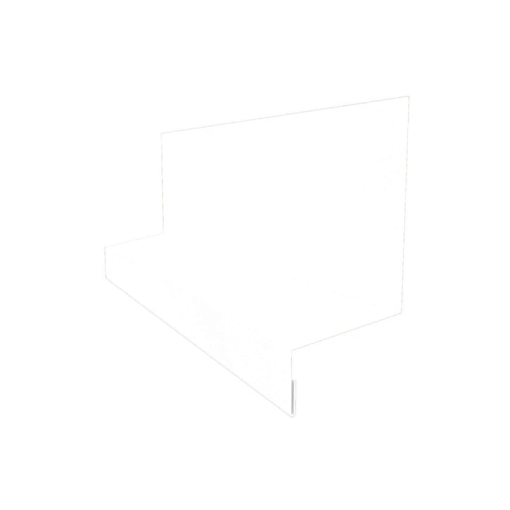 Sockelleiste | Typ 1 | 40 x 24 x 25 x 2000 mm | Stahl 0,50 mm | 25 µm Polyester | 9010 - Reinweiß #1