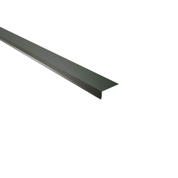 Wandanschluss | 22 x 15 cm | 95° | Stahl 0,63 mm | 25 µm Polyester | 6020 - Chromoxidgrün #1