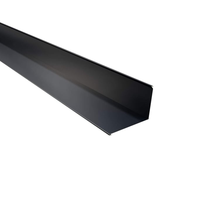 Wandanschluss | 220 x 150 mm | 95° | Stahl 0,75 mm | 60 µm Puramid | 7016 - Anthrazitgrau #1