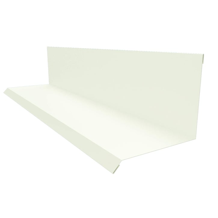 Wandanschluss | Typ 2 | 100 x 110 x 2000 mm | 90° | Stahl 0,50 mm | 25 µm Polyester | 9002 - Grauweiß #1