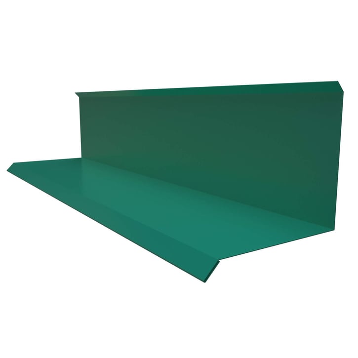 Wandanschluss | Typ 3 | 100 x 110 x 2000 | 90° | Stahl 0,75 mm | 25 µm Polyester | 6005 - Moosgrün #1