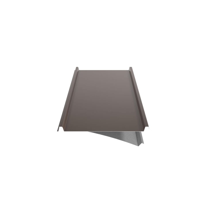 Stehfalzblech 33/500-LE | Dach | Anti-Tropf 1000 g/m² | Stahl 0,75 mm | 25 µm Polyester | 8011 - Nussbraun #6