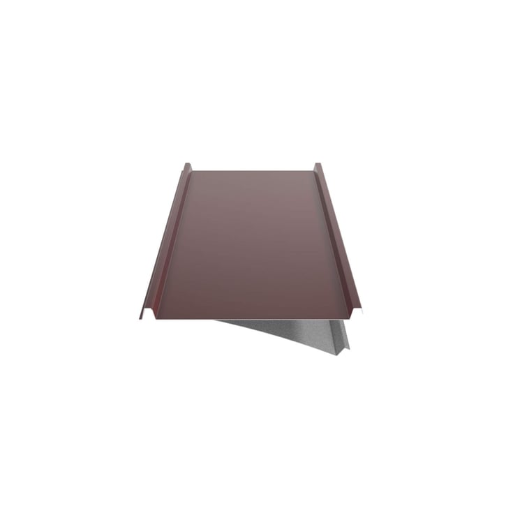 Stehfalzblech 33/500-LE | Dach | Anti-Tropf 1000 g/m² | Stahl 0,50 mm | 80 µm Shimoco | 3009 - Oxidrot #6