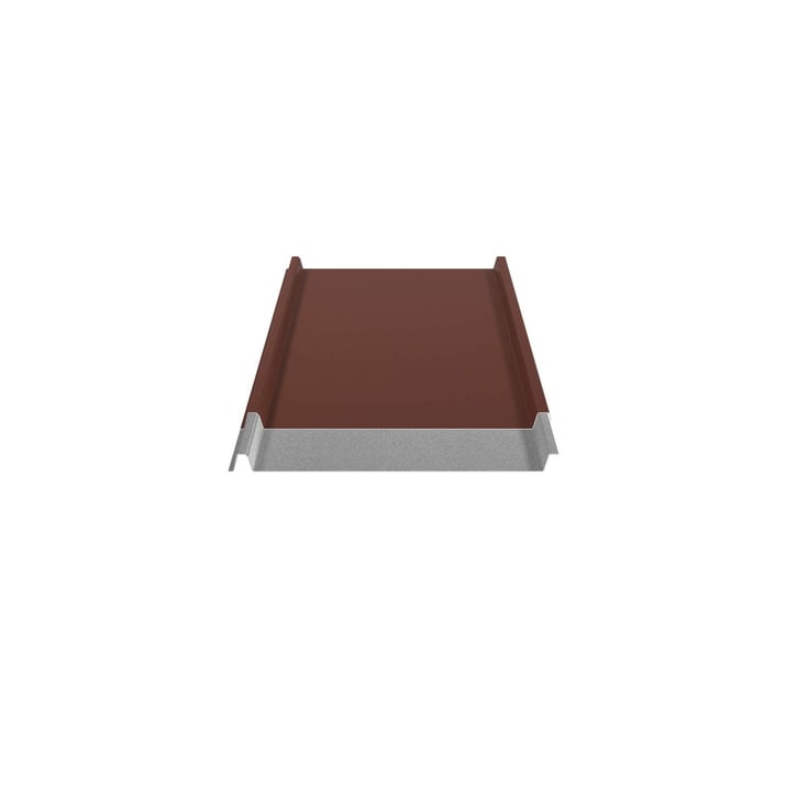 Stehfalzblech 33/500-LE | Dach | Anti-Tropf 1000 g/m² | Stahl 0,50 mm | 80 µm Shimoco | 8004 - Kupferbraun #5