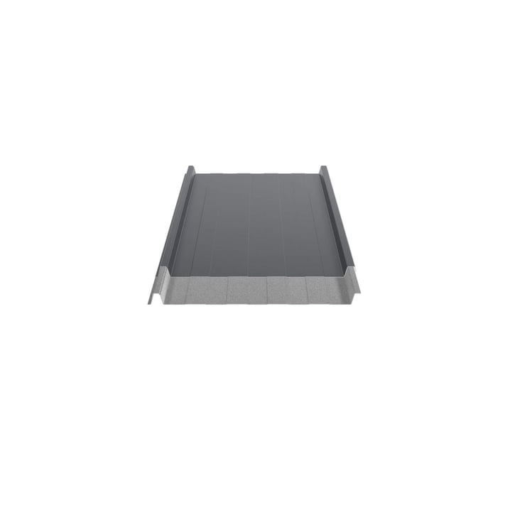 Stehfalzblech 33/500-LR | Dach | Anti-Tropf 1000 g/m² | Stahl 0,50 mm | 60 µm Puramid | 7016 - Anthrazitgrau #5