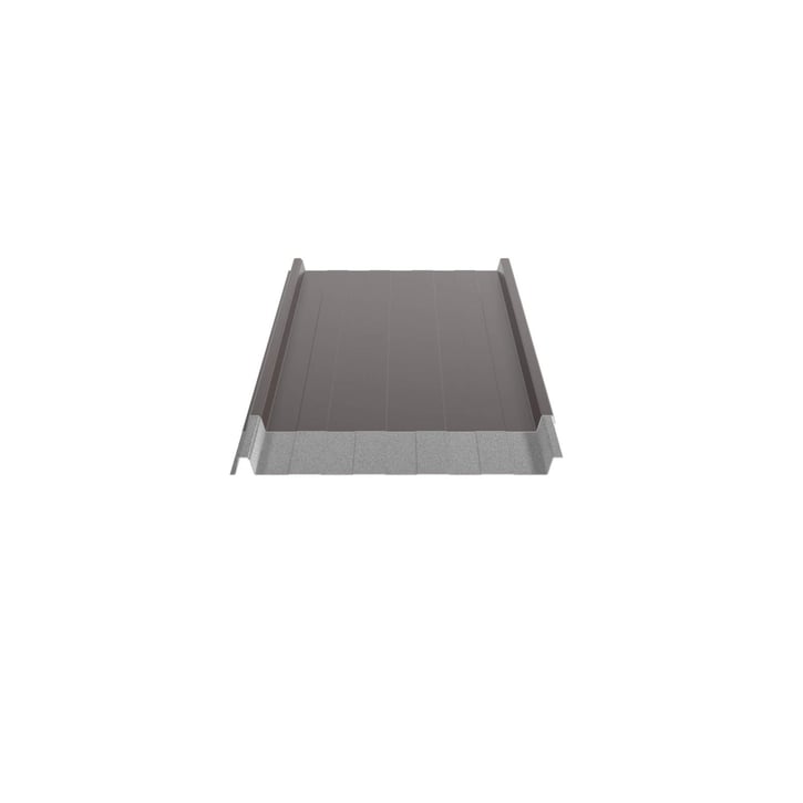 Stehfalzblech 33/500-LR | Dach | Anti-Tropf 700 g/m² | Sonderposten | Stahl 0,40 mm | 25 µm Polyester | 8014 - Sepiabraun #5