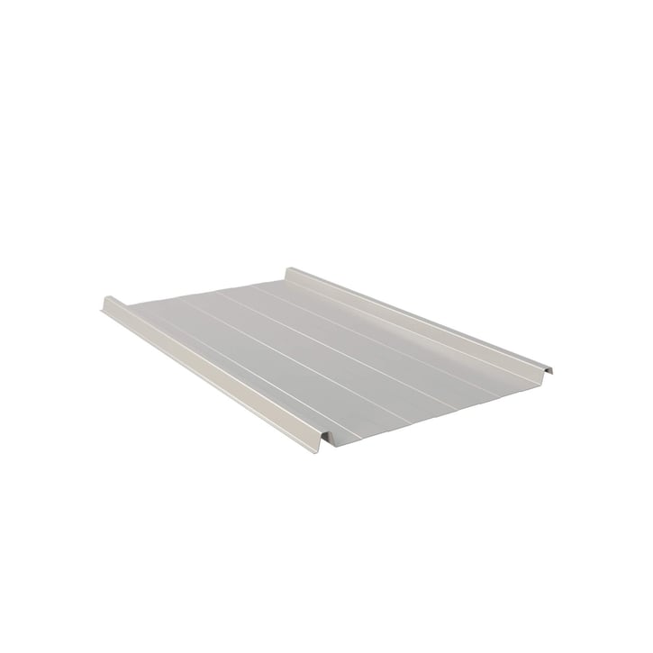 Stehfalzblech 33/500-LR | Dach | Anti-Tropf 700 g/m² | Stahl 0,50 mm | 25 µm Polyester | 9006 - Weißaluminium #1