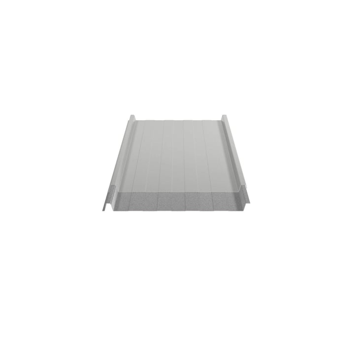 Stehfalzblech 33/500-LR | Dach | Anti-Tropf 700 g/m² | Stahl 0,50 mm | 25 µm Polyester | 9006 - Weißaluminium #5