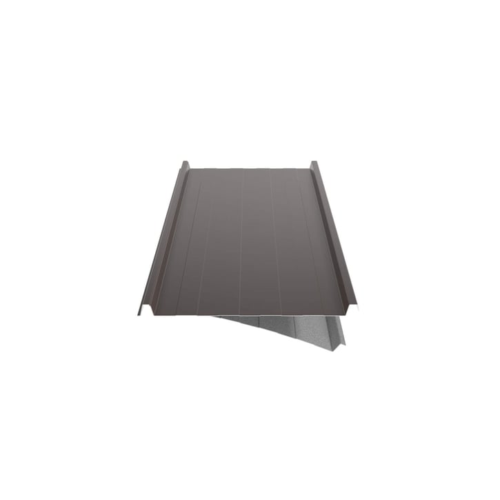 Stehfalzblech 33/500-LR | Dach | Anti-Tropf 700 g/m² | Stahl 0,50 mm | 35 µm Mattpolyester | 32 - Dunkelbraun #6