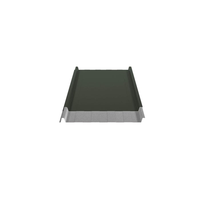 Stehfalzblech 33/500-LR | Dach | Anti-Tropf 700 g/m² | Stahl 0,50 mm | 80 µm Shimoco | 6020 - Chromoxidgrün #5