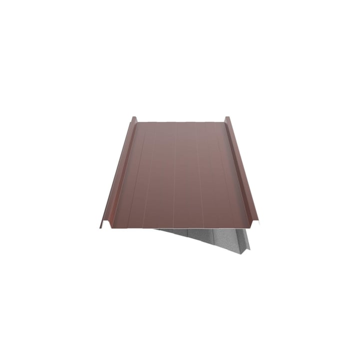 Stehfalzblech 33/500-LR | Dach | Anti-Tropf 700 g/m² Aluminium 0,70 mm | 25 µm Polyester | 8012 - Rotbraun Stehfalzblech 33/500-LR | Dach | Anti-Tropf 700 g/m² | Aluminium 0,70 mm | 25 µm Polyester | 8012 - Rotbraun #6