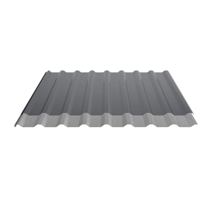 Trapezblech 20/1100 | Dach | Anti-Tropf 1000 g/m² Stahl 0,63 mm | 25 µm Polyester | 7016 - Anthrazitgrau Trapezblech 20/1100 | Dach | Anti-Tropf 1000 g/m² | Stahl 0,63 mm | 25 µm Polyester | 7016 - Anthrazitgrau #5