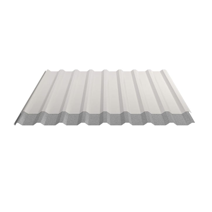 Trapezblech 20/1100 | Dach | Anti-Tropf 1000 g/m² Stahl 0,63 mm | 25 µm Polyester | 9010 - Reinweiß Trapezblech 20/1100 | Dach | Anti-Tropf 1000 g/m² | Stahl 0,63 mm | 25 µm Polyester | 9010 - Reinweiß #5
