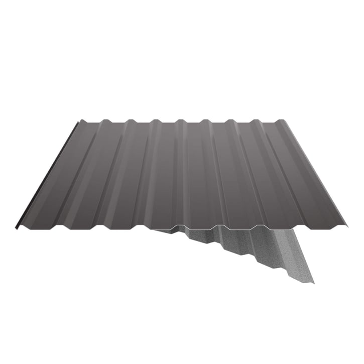 Trapezblech 20/1100 | Dach | Anti-Tropf 1000 g/m² | Stahl 0,50 mm | 60 µm Puramid | 8017 - Schokoladenbraun #6