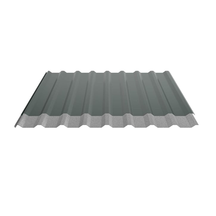 Trapezblech 20/1100 | Dach | Anti-Tropf 2400 g/m² | Stahl 0,50 mm | 60 µm Puramid | 6005 - Moosgrün #5