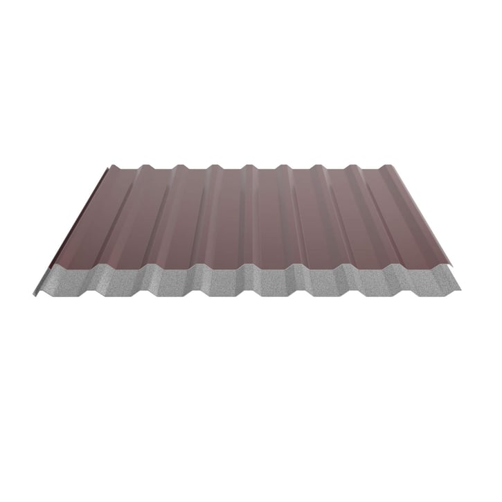 Trapezblech 20/1100 | Dach | Anti-Tropf 2400 g/m² | Stahl 0,50 mm | 80 µm Shimoco | 3009 - Oxidrot #5