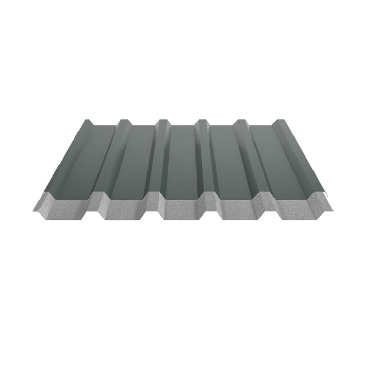 Trapezblech 35/207 | Dach | Anti-Tropf 2400 g/m² | Stahl 0,50 mm | 60 µm Puramid | 6005 - Moosgrün #5