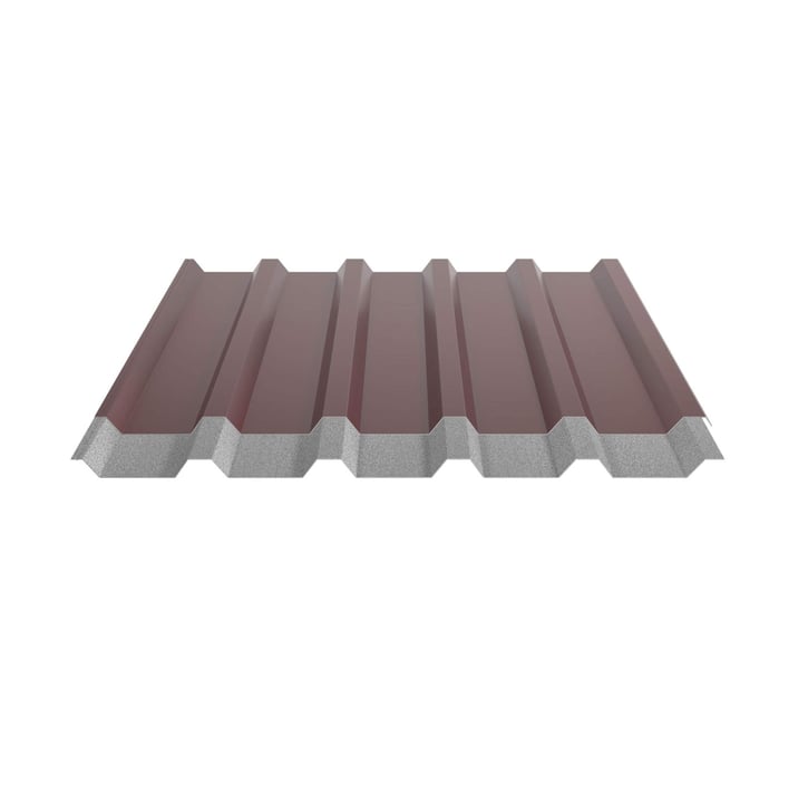 Trapezblech 35/207 | Dach | Anti-Tropf 2400 g/m² | Stahl 0,50 mm | 80 µm Shimoco | 3009 - Oxidrot #5