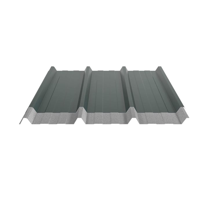 Trapezblech 45/333 | Dach | Anti-Tropf 2400 g/m² | Stahl 0,50 mm | 60 µm Puramid | 6005 - Moosgrün #5