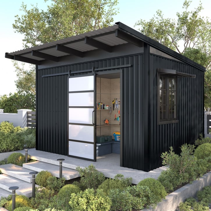 Trapezblech T18DR | Wand | Stahl 0,75 mm | 25 µm Polyester | 7016 - Anthrazitgrau #3